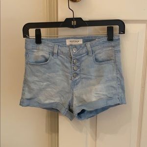 Pacsun lightwash jean shorts
